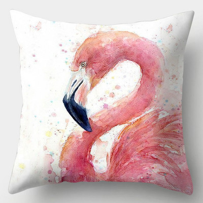 Tropical Flamingo párnahuzat 45cmX45cm négyzet alakú kanapé párnahuzat Creative Flamingo párnahuzat