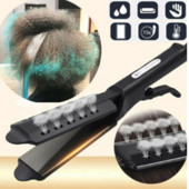 Négy fokozatban állítható hőmérsékletű kerámia gőz hajcsavaró hajegyenesítő kefe Home Laposvas hajvasaló Hot Comb Hair Tools