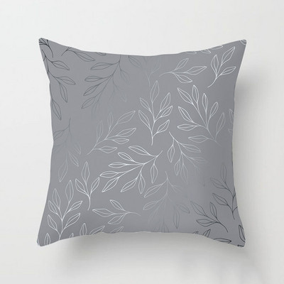 Pilkos spalvos geometrinio rašto dekoratyvinės pagalvėlės pagalvės užvalkalas poliesterio pagalvėlės užvalkalas pagalvės sofos dekoravimas pagalvės užvalkalas 40901