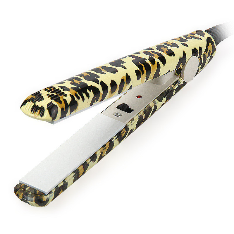 Fier de călcat electronic profesional Mini fier plat de călcat portabil din ceramică Fier de călcat pentru coafură Instrumente de styling