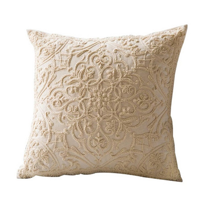 Nordic Style otthoni párnahuzat domború kötéllel hímzett párnahuzat dekoratív négyzet alakú háttámla párnahuzat funda almohada 50*50cm