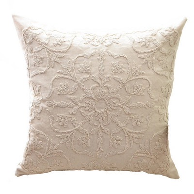 Nordic Style otthoni párnahuzat domború kötéllel hímzett párnahuzat dekoratív négyzet alakú háttámla párnahuzat funda almohada 50*50cm