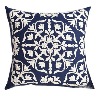 Nordic Style otthoni párnahuzat domború kötéllel hímzett párnahuzat dekoratív négyzet alakú háttámla párnahuzat funda almohada 50*50cm