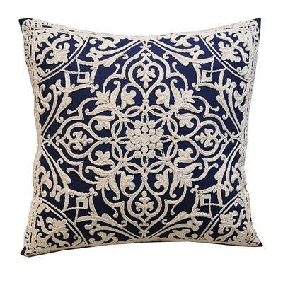 Nordic Style otthoni párnahuzat domború kötéllel hímzett párnahuzat dekoratív négyzet alakú háttámla párnahuzat funda almohada 50*50cm