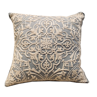 Nordic Style otthoni párnahuzat domború kötéllel hímzett párnahuzat dekoratív négyzet alakú háttámla párnahuzat funda almohada 50*50cm