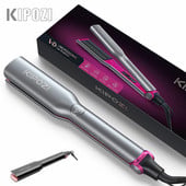 KIPOZI V6 Professzionális Fejlett Negatív Ion Hajvasaló 60Min Automatikus Kikapcsolás Biztonsági Zár Design Beauty Hajformázó eszköz