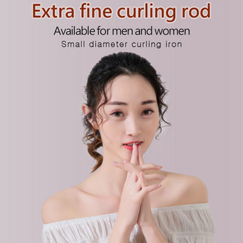 Επαγγελματικό σίδερο για μπούκλες 9 χιλ. Wet Dry Κεραμικό ραβδί για μπούκλες Roller Beauty Salon Hair curlers Stick EU UK Plug