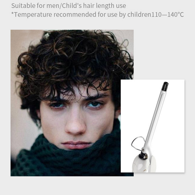 Profesionalus 9 19mm garbanojimo lygintuvas plaukams šlapias sausas keraminis garbanojimo lazdelės volelis grožio salonas plaukų suktukai lazdas EU JK kištukas