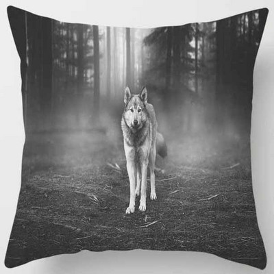 45X45CM Animals World Tiger Lion pagalvės užvalkalas Mieli namų dekoratyvinių pagalvių užvalkalai sofai svetainei