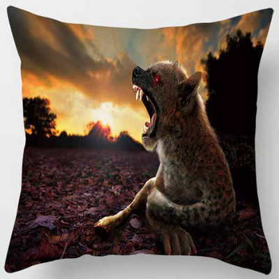 45X45CM Animals World Tiger Lion pagalvės užvalkalas Mieli namų dekoratyvinių pagalvių užvalkalai sofai svetainei