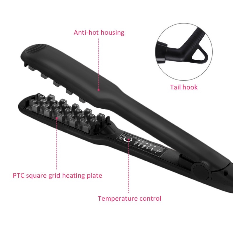 Keraminės glazūros įtvaras garbanojimo geležis Banguotos pūkuotos kukurūzų garbanos išmanios pastovios temperatūros greitas formavimas šukuosenos įrankis garbanojimo lygintuvas