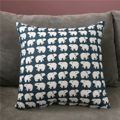 Geometrinio dizaino pagalvės užvalkalas Mielas animacinių filmų kvadratinis pagalvės užvalkalas Pagalvės užvalkalas mados pagalvės užvalkalas Namų dekoratyvinis sofa pagalvės užvalkalas