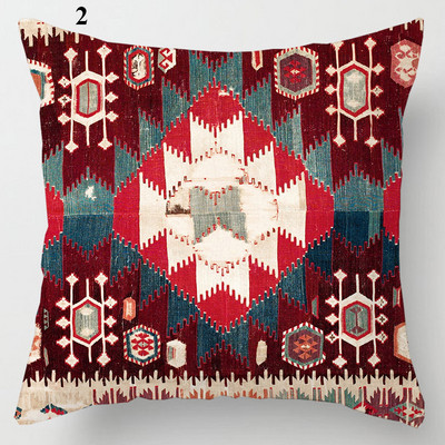 Boheemlas stiilis diivanipadja kate Etniline nimmeosa padjapüür Elutoa tool vöökoht padjapüür Kodu dekoratiivne 45x45cm