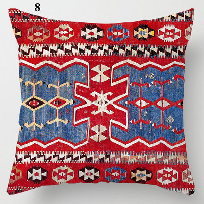 Boheemlas stiilis diivanipadja kate Etniline nimmeosa padjapüür Elutoa tool vöökoht padjapüür Kodu dekoratiivne 45x45cm