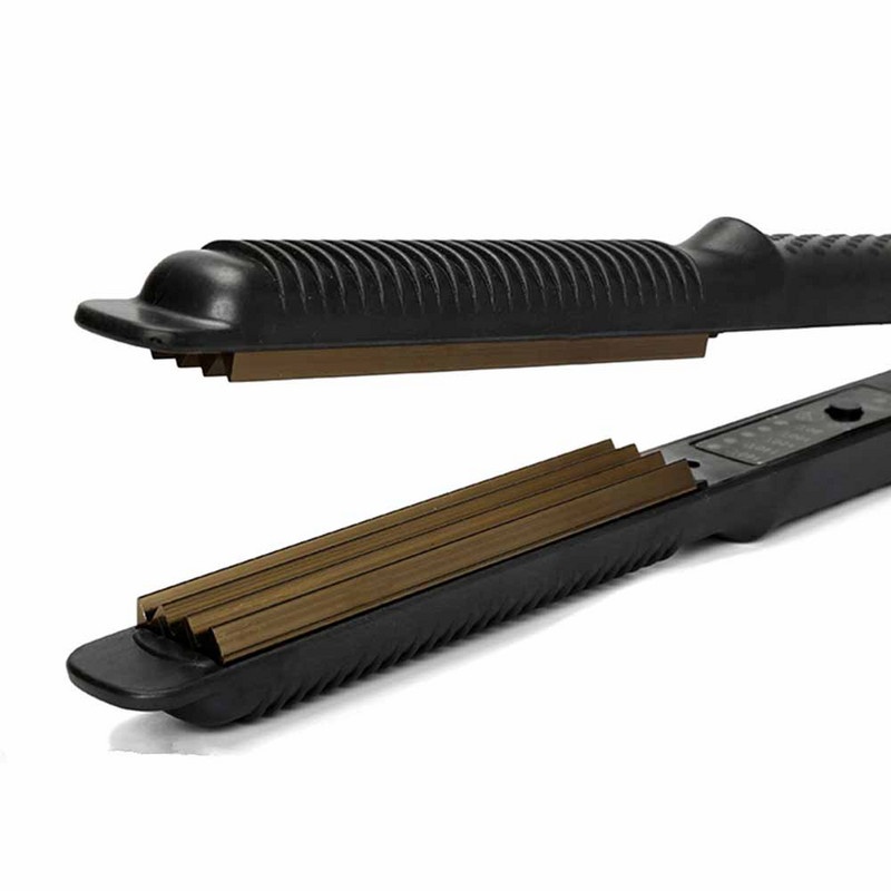 GHD garbanojimo geležies plaukams garbanotos žnyplės Gofruotas geležinis gofravimas pūkuotas mažų bangų suktukas Profesionalus plaukų apimties formavimo įrankis