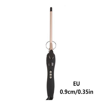 Ηλεκτρικό σίδερο για μπούκλες Επαγγελματικό μπούκλα κομμωτηρίου για κορίτσια EU Plug Θέρμανση Hair Waver Roller Γυναικεία Εργαλεία χτενίσματος 9mm