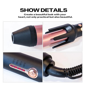 Αυτόματη μηχανή κυλίνδρων για μπούκλες μαλλιών Κεραμικό Fast Heat Hair Waver Wand Professional curler Hair Iron Εργαλεία styling Σίδερο για μπούκλες