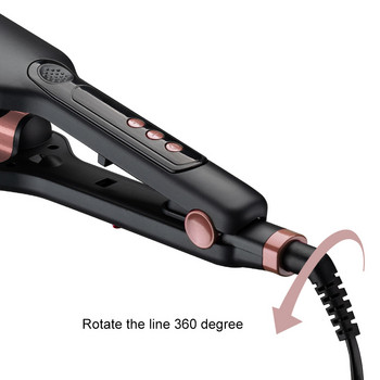 LCD температура Маша за къдрене Шина за къдрене Професионална маша за коса Керамична маша за коса Пръчка за къдрене Waver Гофриране Ютия Инструменти за оформяне
