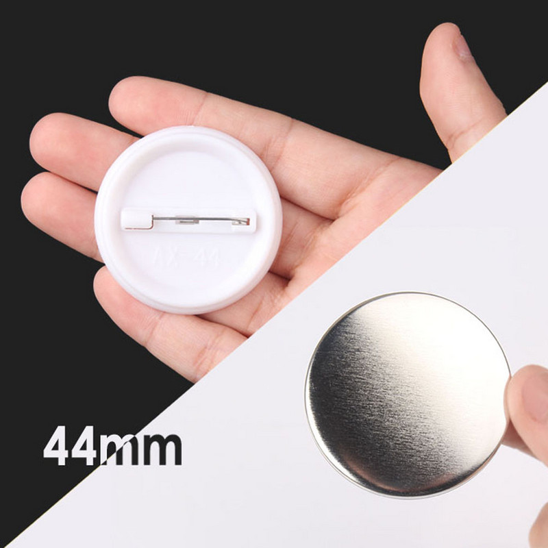 100 vnt./komplektas Plastikinis tuščias ženkliuko smeigtuko mygtuko dalys Drabužių reikmenys Ženkliuko mygtuko „pasidaryk pats“ amatų reikmenys, medžiagos 25/32/37/44/50/56/58/75MM