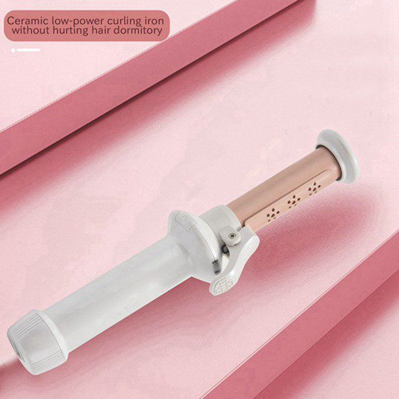 2 vnt. USB įkraunamas Mini Perm garbanojimo lygintuvas Neinvazinis plaukų garbanojimo lygintuvas bendrabutyje