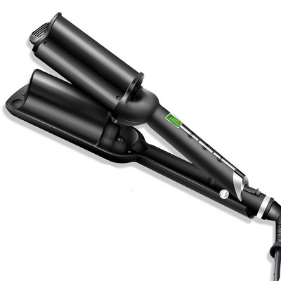 GHD Deep Wave 32MM plaukų garbanojimo lygintuvai trijų vamzdelių „Curler Pro“ plaukų garbanojimo geležis, skirta salonams ir namams Keraminė garbanojimo lazdelė