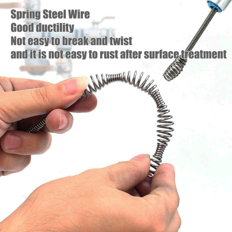 10M 5M 3M äravoolu blokeeringu eemaldaja painduv varras tigu ussivarras köök WC kanalisatsiooni blokeerimine puhasti toru ummistus süvendustööriist