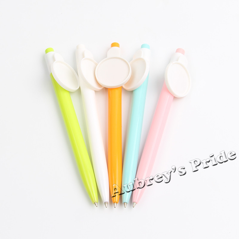 Безплатна доставка 10 бр. Химикалка БЕЗ 1" 25 мм плосък метален бутон Значка за създаване на бутони Материали за метални копчета за гърба