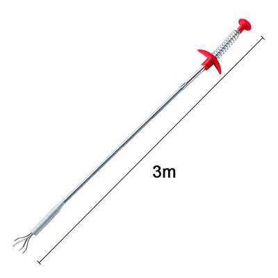 Инструмент за отпушване на канализационни тръби Snake Spring Pipe Инструмент за драгиране за баня Кухня Коса Канализация Мивка Инструменти за почистване на тръбопроводи Аксесоари