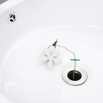 Sewer Hair Cleaner Μικρή αλυσίδα λουλουδιών κουζίνας νεροχύτης σωλήνας καθαρισμού γάντζος μπάνιου Αντιμπλοκαρισμένος βυθοκόρος