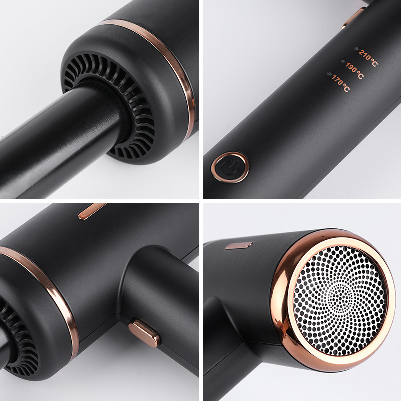 Šalto vėjo plaukų garbanojimo lygintuvas su keramine jonine statine Smart Šalto oro plaukų garbanojimo lazdelė profesionalus plaukų suktukas
