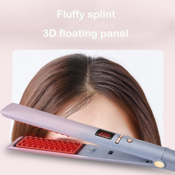 GHD Маша за коса Керамични маши с отрицателни йони Corn Perm Fluffy 3D плаваща шина Преса за коса Цифрови инструменти за оформяне