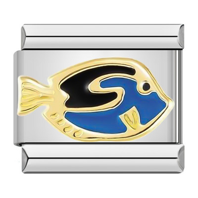 Hapiship Νέο Γνήσιο Daisy Flower Fish Palm Ψηλοτάκουνα Charm Italian Link Fit 9mm βραχιόλι Ανοξείδωτα κοσμήματα κατασκευή DJ595