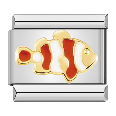 Hapiship Νέο Γνήσιο Daisy Flower Fish Palm Ψηλοτάκουνα Charm Italian Link Fit 9mm βραχιόλι Ανοξείδωτα κοσμήματα κατασκευή DJ595