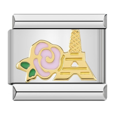 Hapiship Νέο Γνήσιο Daisy Flower Fish Palm Ψηλοτάκουνα Charm Italian Link Fit 9mm βραχιόλι Ανοξείδωτα κοσμήματα κατασκευή DJ595