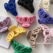 Ανοιξιάτικη Νέα Μόδα Ρητίνη Πλαστική Γεωμετρική Ακανόνιστη Μπαρέτα για Γυναικείες Κορίτσια Κομψό πολύχρωμο κλιπ μαλλιών Αξεσουάρ μαλλιών Δώρο