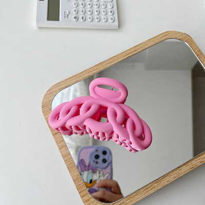 Ανοιξιάτικη Νέα Μόδα Ρητίνη Πλαστική Γεωμετρική Ακανόνιστη Μπαρέτα για Γυναικείες Κορίτσια Κομψό πολύχρωμο κλιπ μαλλιών Αξεσουάρ μαλλιών Δώρο