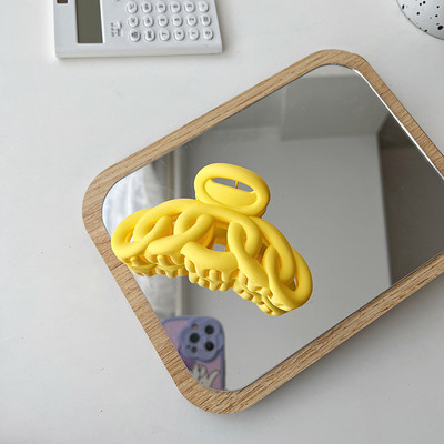 Ανοιξιάτικη Νέα Μόδα Ρητίνη Πλαστική Γεωμετρική Ακανόνιστη Μπαρέτα για Γυναικείες Κορίτσια Κομψό πολύχρωμο κλιπ μαλλιών Αξεσουάρ μαλλιών Δώρο