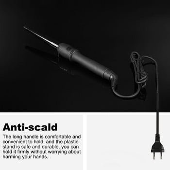 EU Plug Hair Curling Iron Ψηφιακός κύλινδρος για μπούκλες οθόνης Anti-scald 10 Gear Hairdressing Professional Waver Styler
