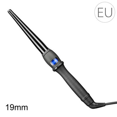 „EU Plug“ plaukų garbanojimo lygintuvas skaitmeninio ekrano suktuko volelis, apsaugantis nuo nuplikimo 10 pavarų kirpėjų profesionalus „Waver“ stilius