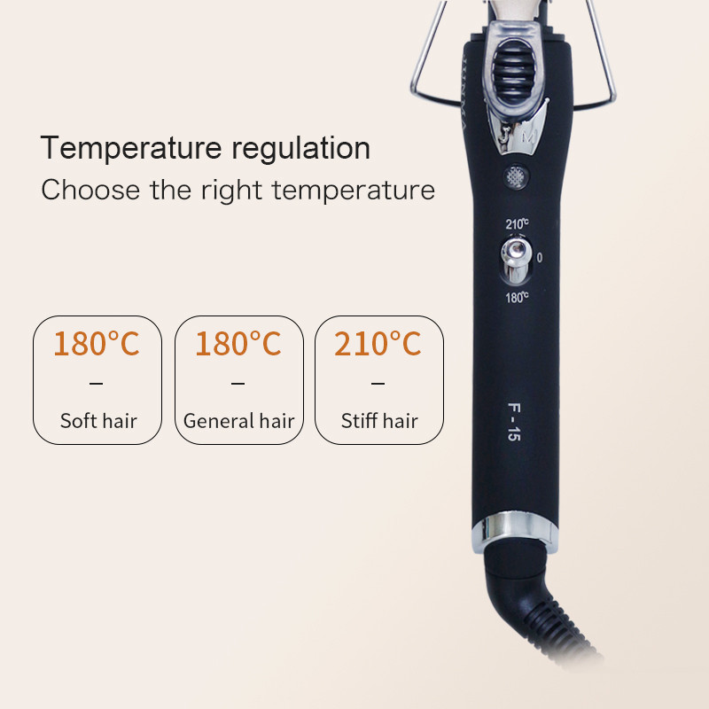 Δημοφιλές κορεάτικο στυλ κυματιστό led Ψηφιακή οθόνη Big Waves Σιδερένιο ραβδί για μπούκλες 5 βαρελιών Μαλλιά μπικουλάκια Body Wave ψαλιδάκι μαλλιών