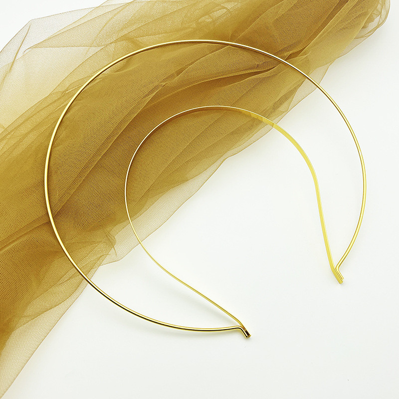 3 sluoksnių karūnėlė vestuvių nuotakos plaukų lankelis Halo dvisluoksnė galvos juosta karūnos pagrindo priedai Moteriška metalinė juosta galvos apdangalas