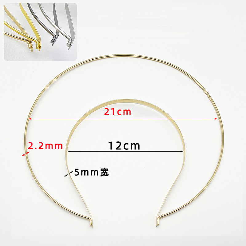 3 sluoksnių karūnėlė vestuvių nuotakos plaukų lankelis Halo dvisluoksnė galvos juosta karūnos pagrindo priedai Moteriška metalinė juosta galvos apdangalas