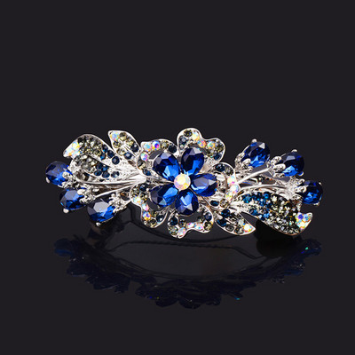 Nova korejska šarena kristalna leptir proljetna ukosnica od legure cirkona Gornja kopča Horizontalna kopča Elegantni ženski modni nakit za kosu