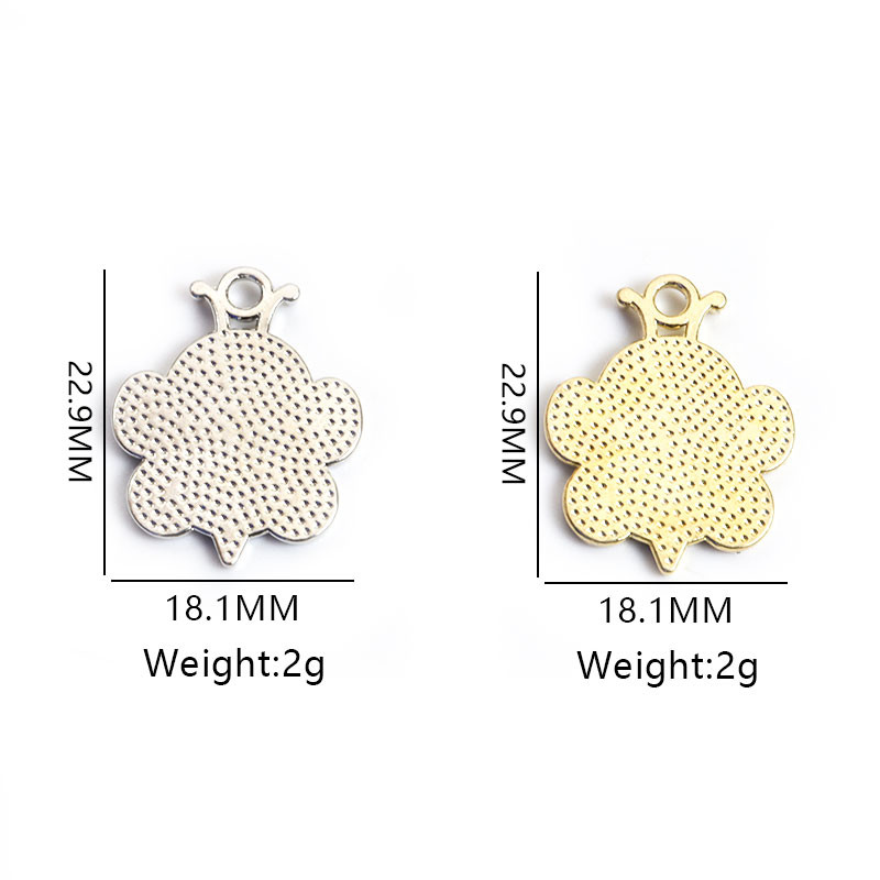 10 vnt Emalio bičių pakabukai Auskarai pakabukas „pasidaryk pats“ papuošalų kūrimas aksesuarai apyrankės karoliai mama vaikai rankų darbo radiniai žavesys