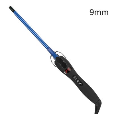 Mini ondulator electric profesional de 9 mm ondulator din ceramică ondulator electric cu pere ondulator electric instrument de turnare cu role Produs nou