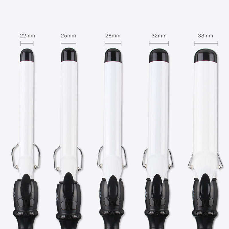 Professzionális kerámia hajsütővas gyorsmelegítő LCD hőmérséklet-beállítás női hajsütő pálca sínformázó eszközök