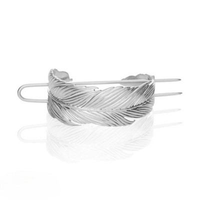 Plaukų lazdelės Plunksnų kuodelių rankogalių lapelių plaukų segtukų rinkinys moterims Unikalūs vestuviniai plaukų aksesuarai moterims Retro plaukų segtukai Cage Femme papuošalai