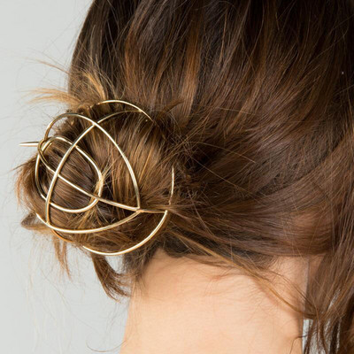 Plaukų lazdelės Plunksnų kuodelių rankogalių lapelių plaukų segtukų rinkinys moterims Unikalūs vestuviniai plaukų aksesuarai moterims Retro plaukų segtukai Cage Femme papuošalai