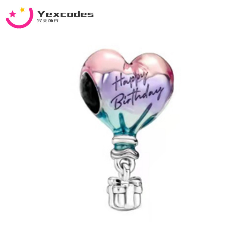 1Gb Krāsains Lāča Zieds Lapa CZ Kulons Helovīna šarms Oriģināls Rokassprādzes Ornamentu Aksesuāri DIY Rokassprādzes Kaklarota