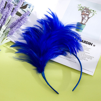 Boho Feather Hairband Fashion Carnival Party Head Decoration Dance Performance Hair Band Halloween Festival Hair Accessories